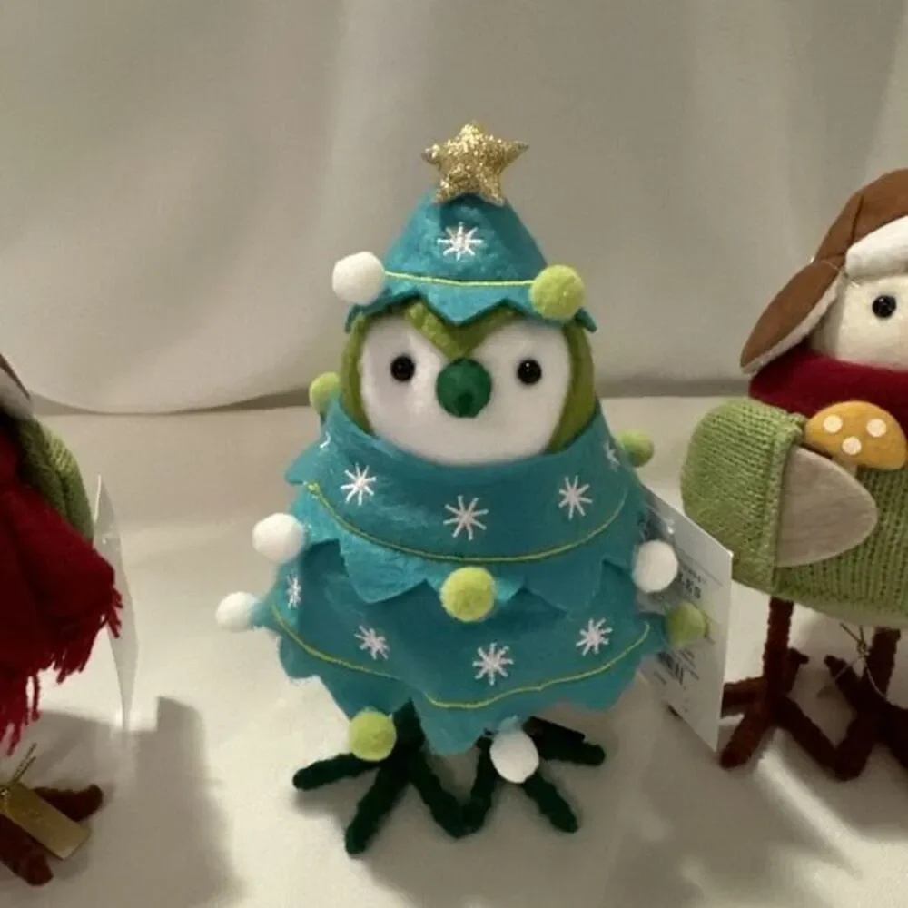 Lot of 3‎ 2024 Target Wondershop Featherly Friends Birds Acorn Sparkles
